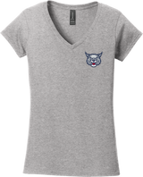 CT Bobcats Softstyle Ladies Fit V-Neck T-Shirt