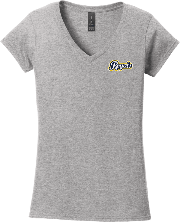 Royals Hockey Club Softstyle Ladies Fit V-Neck T-Shirt