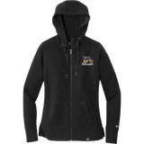 Dupage Black Bears New Era Ladies French Terry Full-Zip Hoodie