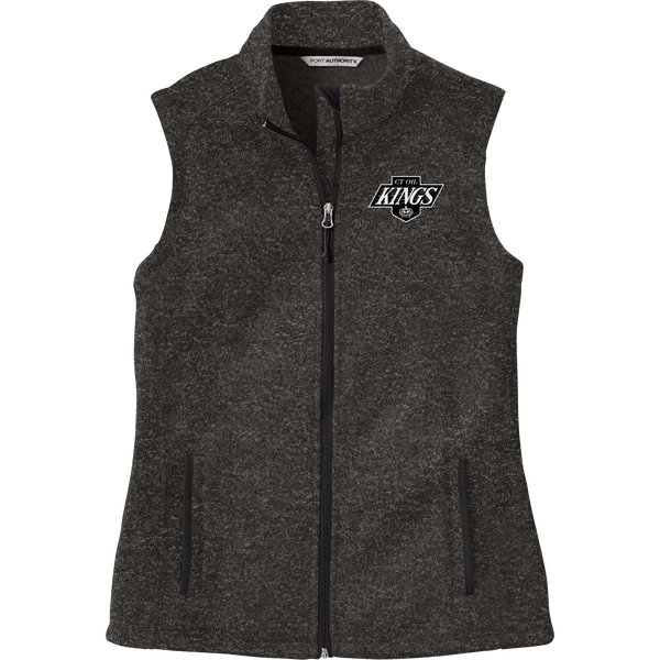 CT Oil Kings Ladies Sweater Fleece Vest