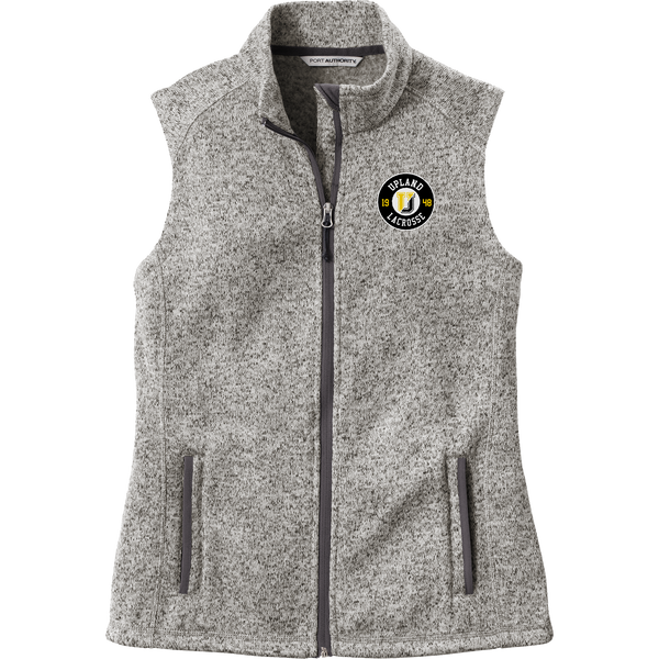 Upland Lacrosse Ladies Sweater Fleece Vest