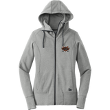 Orange County West New Era Ladies Tri-Blend Fleece Full-Zip Hoodie