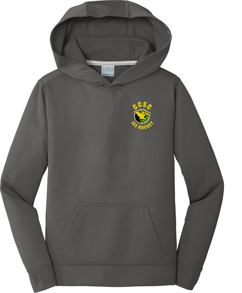 Chester County Youth Performance Fleece Pullover Hooded Sweatshirt