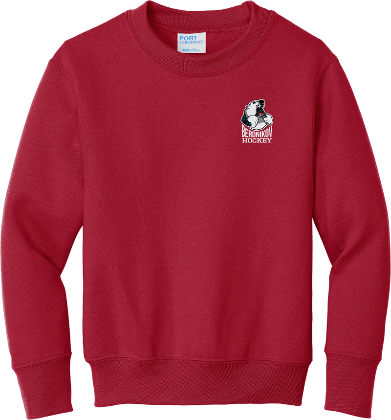 Berdnikov Bears Youth Core Fleece Crewneck Sweatshirt