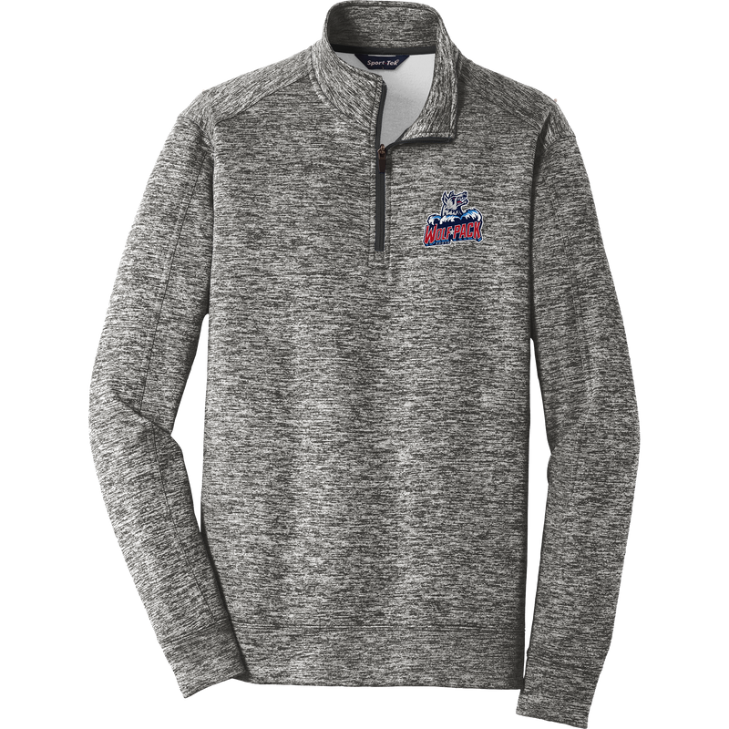 CT Wolfpack South PosiCharge Electric Heather Fleece 1/4-Zip Pullover