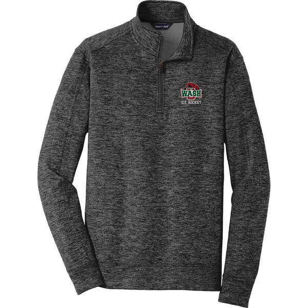 Wash U PosiCharge Electric Heather Fleece 1/4-Zip Pullover