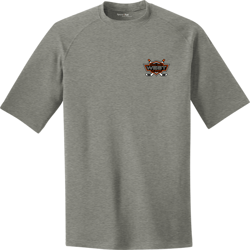 Orange County West PosiCharge Tri-Blend Wicking Raglan Tee