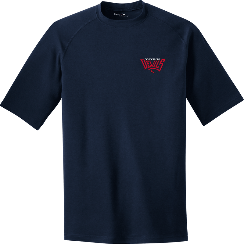 York Devils PosiCharge Tri-Blend Wicking Raglan Tee