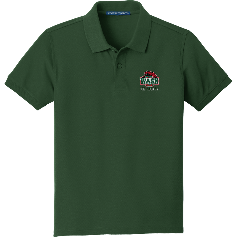 Wash U Youth Core Classic Pique Polo