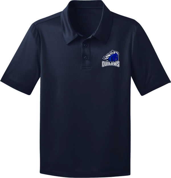 Brandywine Outlaws Youth Silk Touch Performance Polo