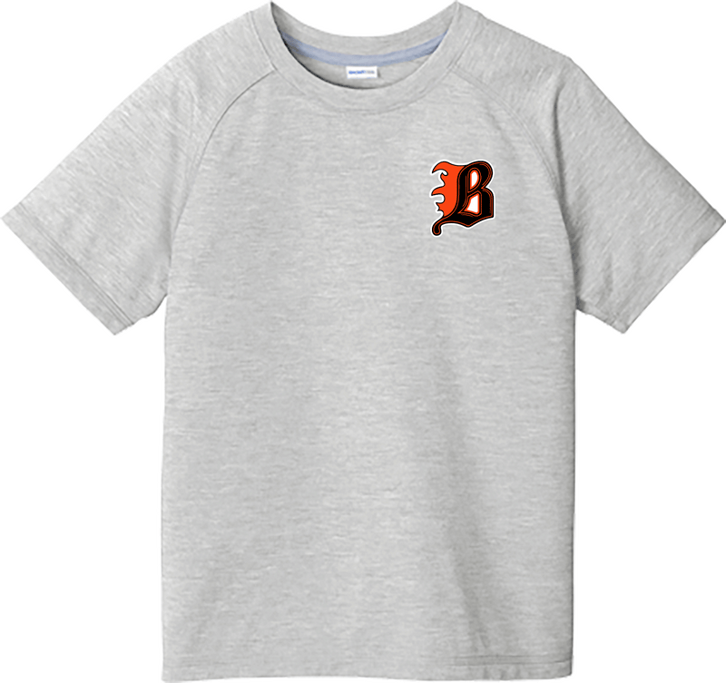 Philadelphia Blazers Youth PosiCharge  Tri-Blend Wicking Raglan Tee